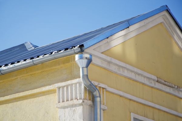 Steel Downspout Installation in Smyrna