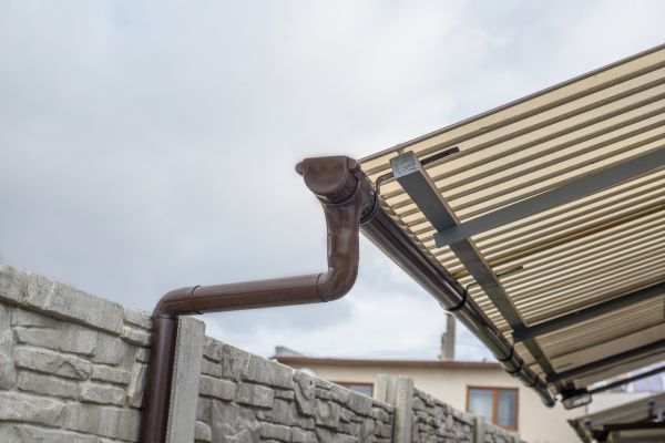 Plastic Downspout Installation in Smyrna