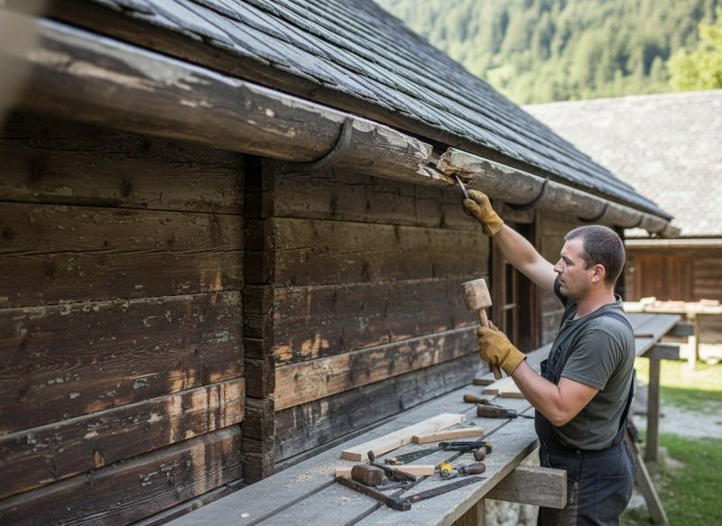 Plastic Gutter Repair detail